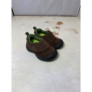 Jambu Condor Brown Faux Suede Hook and Loop Sneakers Little Kids Size 4 M